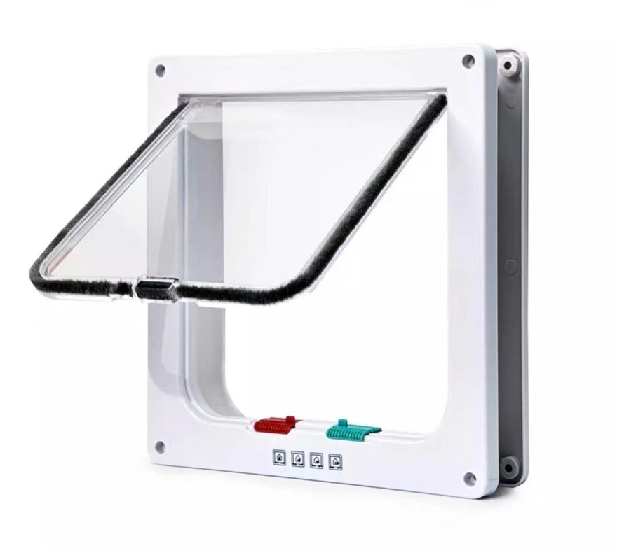 Facile d'accès Porte pour animaux de compagnie pour les chats à l'intérieur et à l'extérieur Options ALT-FBB-298 en brun et blanc