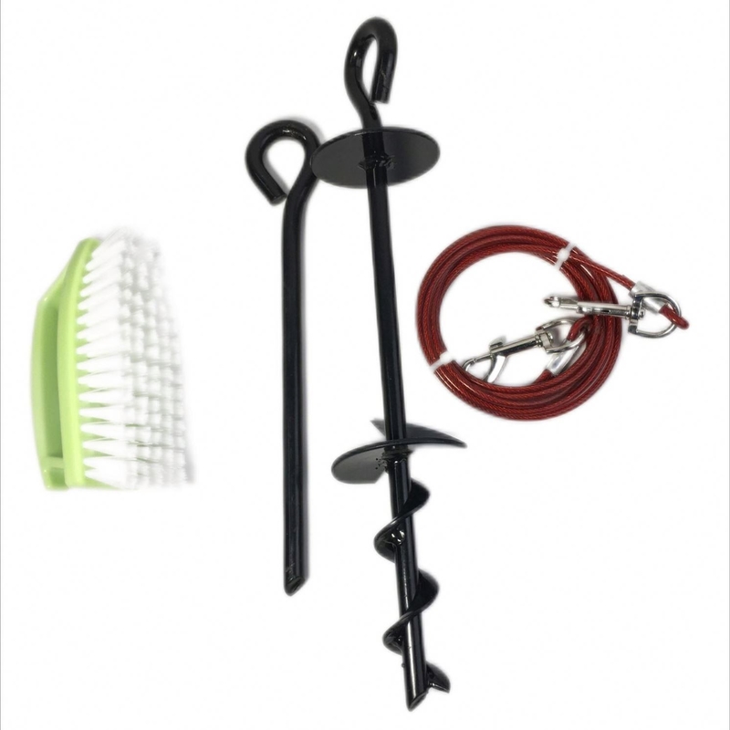 8mx40cm piquet de chien en spirale vis de terre ancrage de terre pique pour trampoline balançoires pavillon