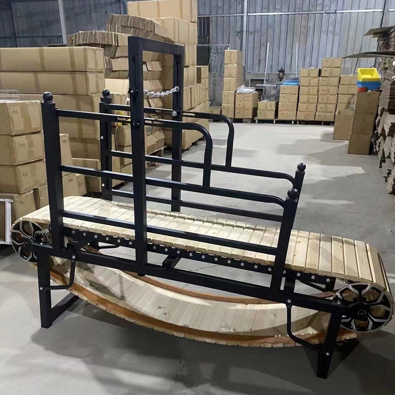 175cm*52cm*130cm/200cm*58cm*150cm tapis de course à la traîne en bois pour l'entraînement personnalisé du chien