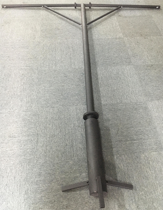 Braquette de poteaux d'entraînement pour chiens avec rotation à 360 degrés durable et capacité 22,5 kg