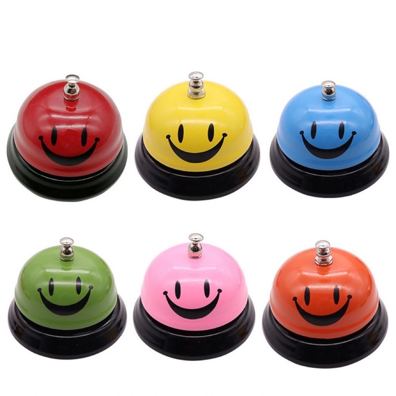 Restaurateur Dish Bell Pet Trainer Electroplating Multiple Couleur Métal Servant Appel Bell