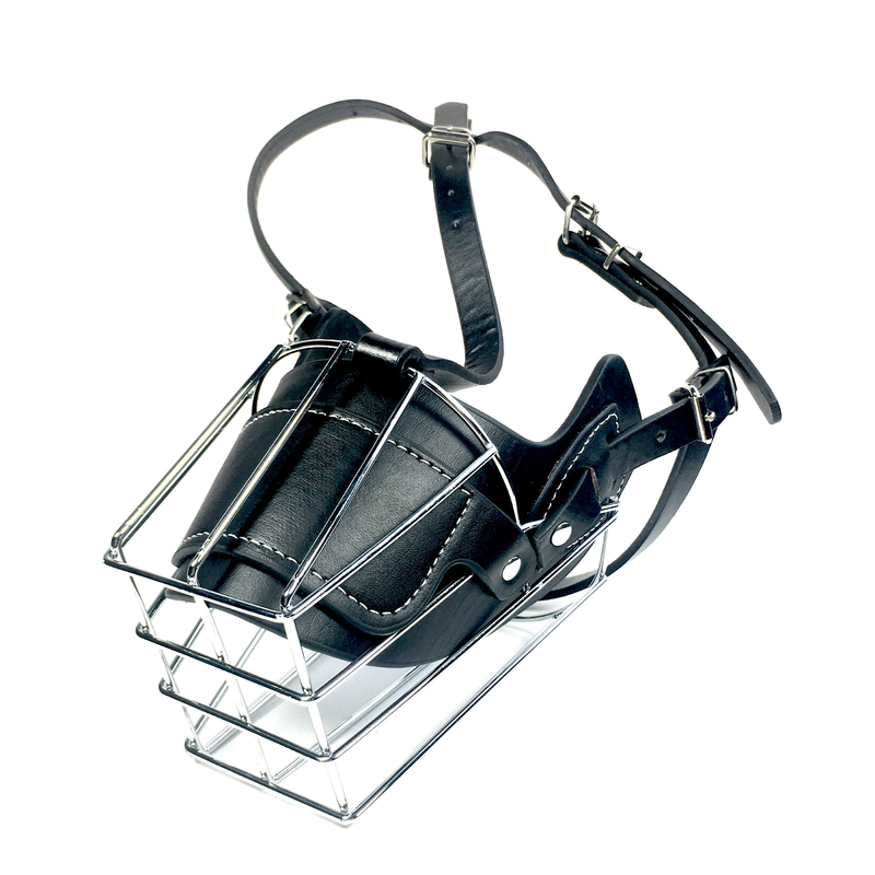 Sécurité des animaux de compagnie Protecteur de la bouche anti- aboiement anti- morsure 272g Type de laisse de collier pour l' entraînement des chiens