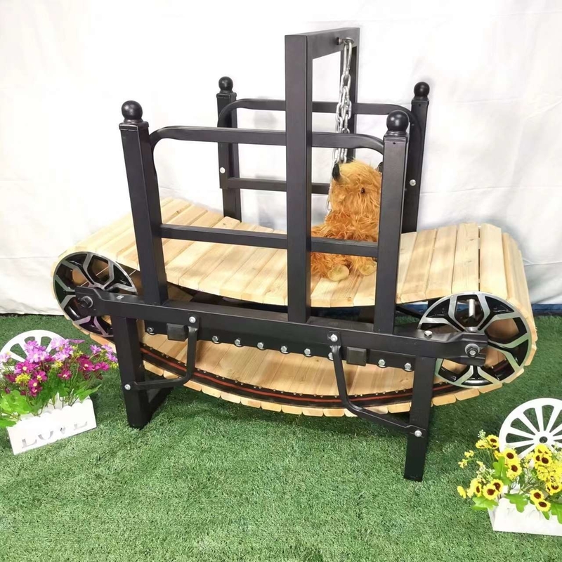 Matériaux de papier en acier et en bois tapis roulant pour chiens sans moteur pour poids SAP personnalisé à Nanjing