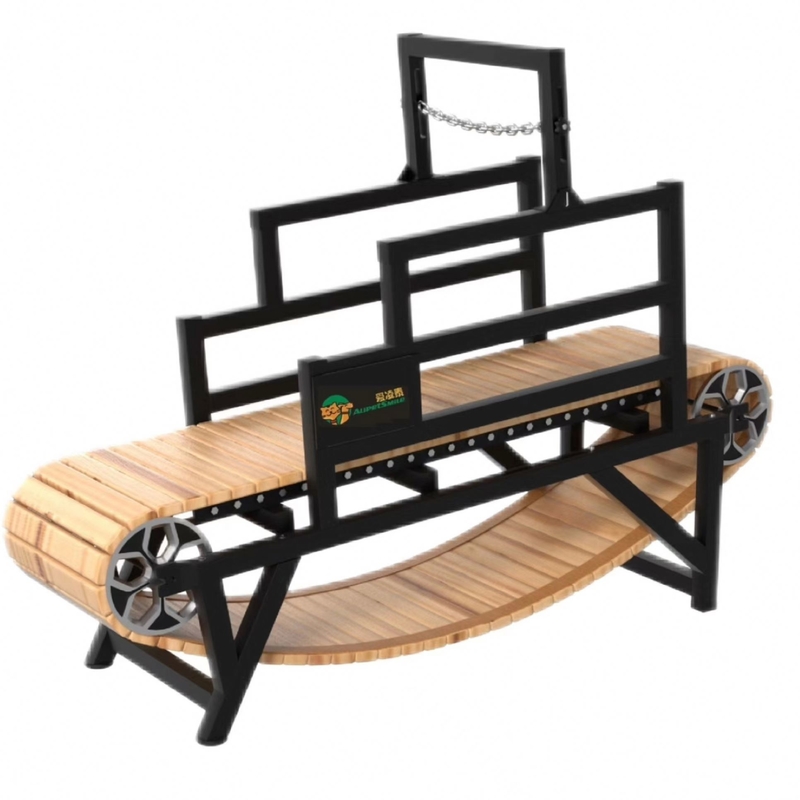 Alipetsmile Version 2.0 Tapis de course pour chiens de bois qui améliore la condition physique des chiens